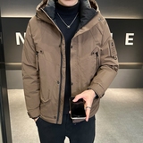 店主风2024主推冬季羽绒服男短款连帽加厚外套2335--P195，男装羽绒服，电商D238