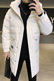 店主风2024冬季羽绒服男长款加厚标90%白鸭绒外套2329-P340，男装羽绒服，电商D238