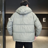 店主风2024冬季新款羽绒服男短款连帽羽绒面包服外套8131--P185，男装羽绒服，电商D238
