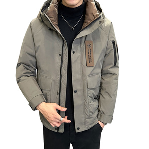 店主风2024主推冬季羽绒服男短款连帽加厚外套2336--P195图片