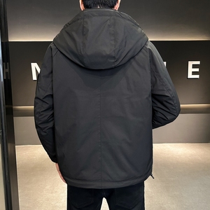 店主风2024主推冬季羽绒服男短款连帽加厚外套2335--P195图片