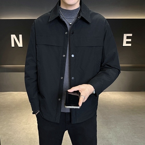 店主风2025冬季新款羽绒衬衫男轻薄标90%绒羽绒服5106-P185图片