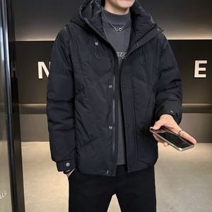 店主风2025冬季新款羽绒服男短款连帽加厚标绒外套8181--P210图片