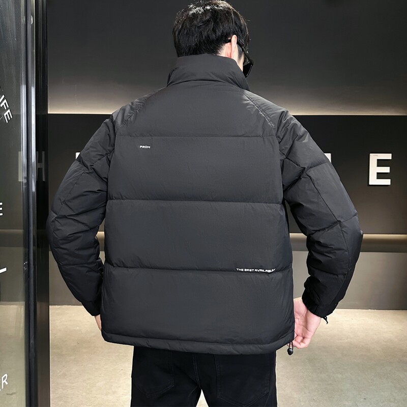 店主风2024冬季新款羽绒服男短款立领白鸭绒羽绒外套28806-P165,男装羽绒服,电商D238