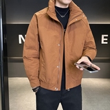 2025冬季新款羽绒服男短款立领高品质90白鸭绒外套2905--P245，男装羽绒服，电商D238