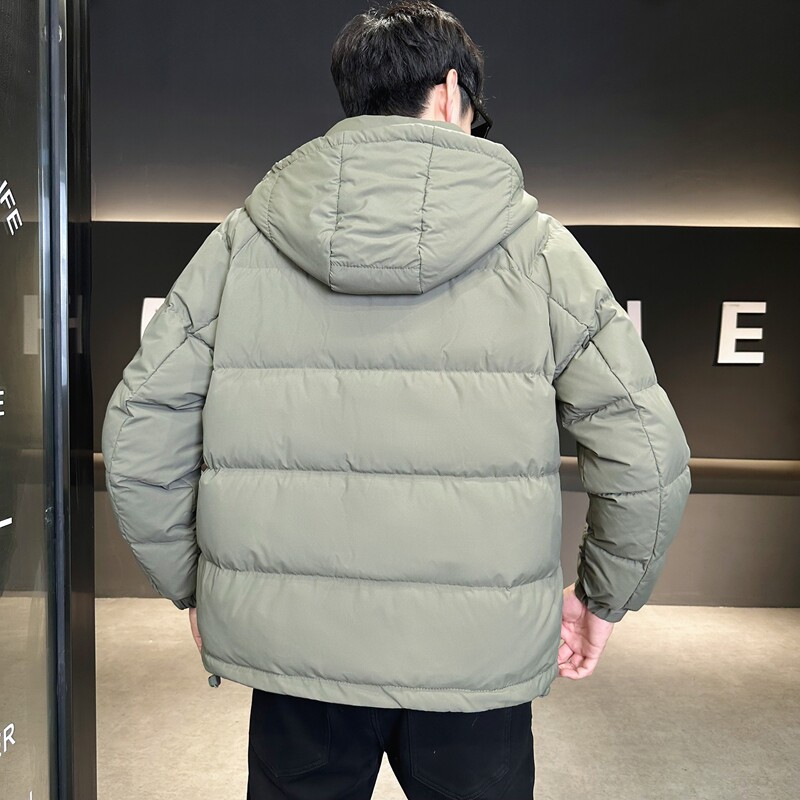 店主风2024冬季新款羽绒服男短款连帽羽绒面包服外套8106--P175,男装羽绒服,电商D238