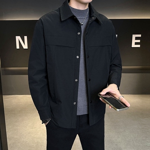 店主风2025冬季新款羽绒衬衫男轻薄标90%绒羽绒服5106-P185图片