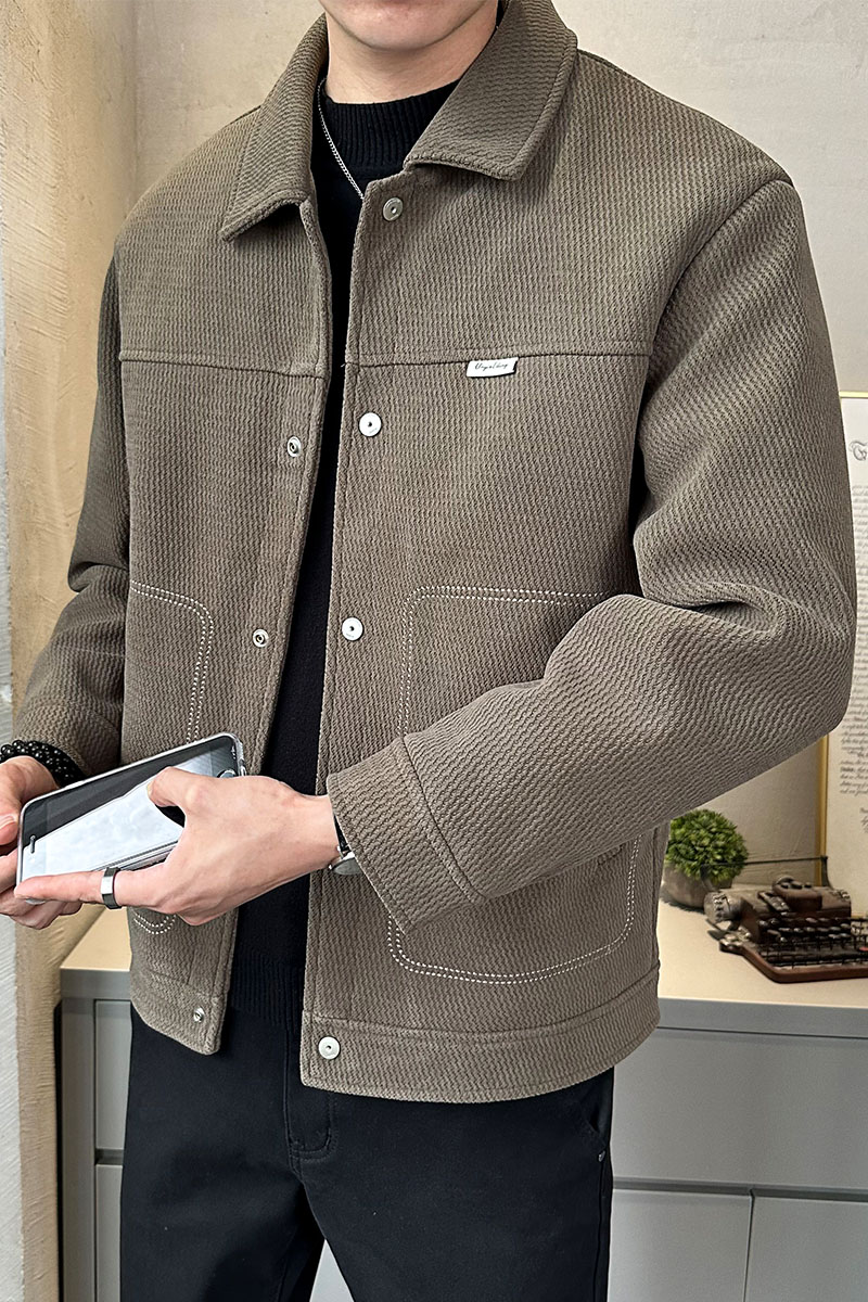 店主风2025冬季主推羽绒服短款翻领毛呢外套90鸭绒8808--P195,男装羽绒服,电商D238