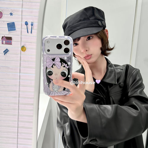 lilihouse可爱蝴蝶结兔子手机壳