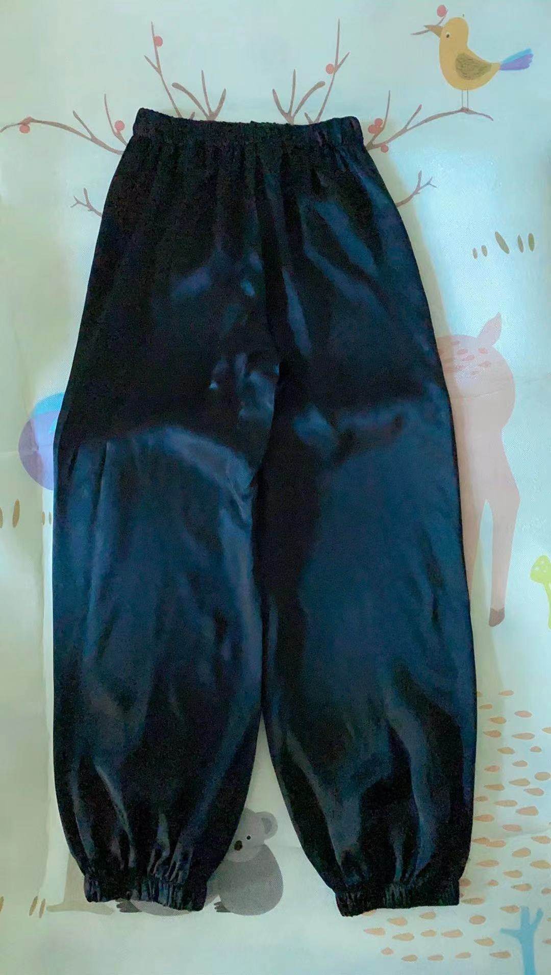 真丝长裤女灯笼裤丝绸长裤真丝