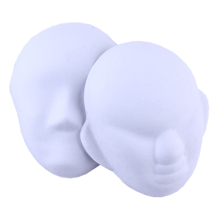 1宸涛6g 小号纸浆面具DIY手绘面具白胚面具迷你面具脸谱京剧面具