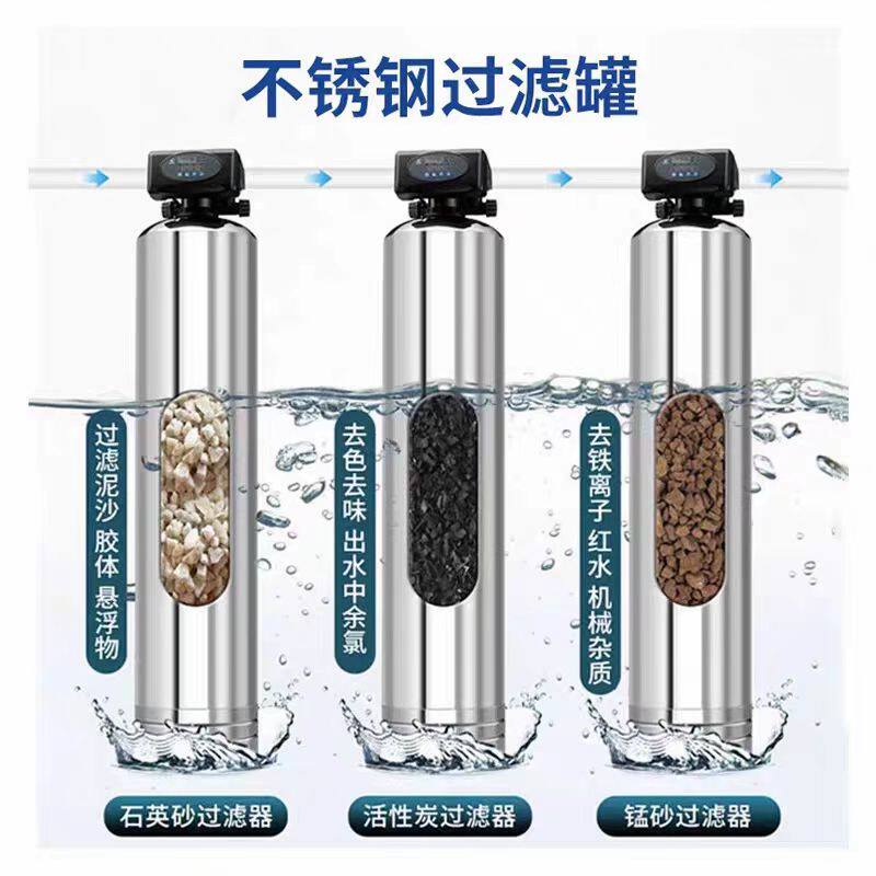 工业不锈钢过滤罐纯水前置预处理