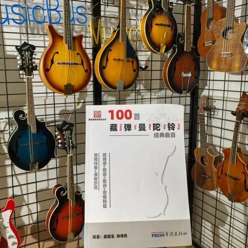曼陀林西洋民族乐器藏族吉他八弦琴100首弹奏咨询一本价格