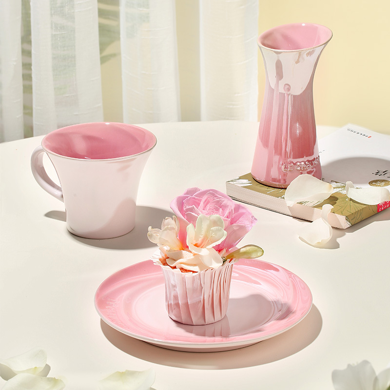 酷彩餐具珠光花瓶茶具