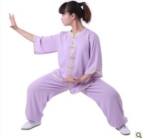 雅鑫健體 七分袖晨練服 太極拳練功服 女武術(shù)服棉加絲 太極服套裝