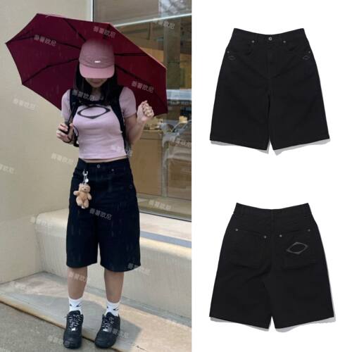 夏季美式宽松工装短裤五分裤男女