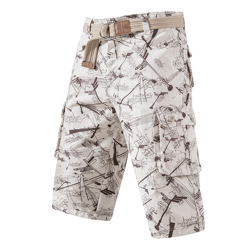 石狮市浪印户外款男士休闲运动直筒薄款短裤男装大码宽松五分中裤