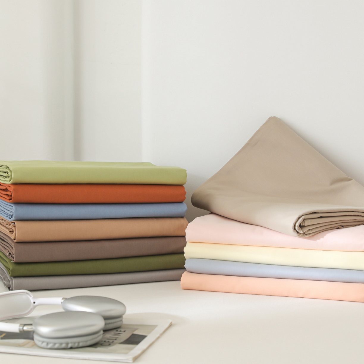 全棉100纯棉纯色单床单1.2.5.8床上用品枕套三件套学生宿舍单人床