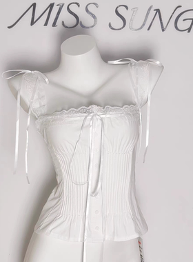 3.19 代了一年 jue版5k+购入洛丽塔手工设计师吊带白色吊带不走光