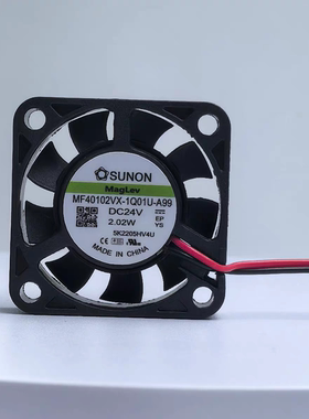MF40102VX-Q00U-A90原装建准SUNON 4010 24V1.44W 西门g120风扇