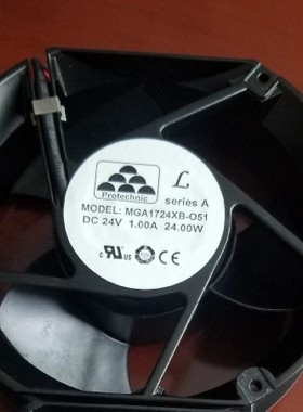 台湾Protechnic永立MGA1724XB-O51 24V 1A 17厘米变频器风扇17251