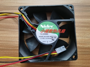 NIDEC 8025 M33409 12V 8cm超静音服务器机箱散热风扇 原装