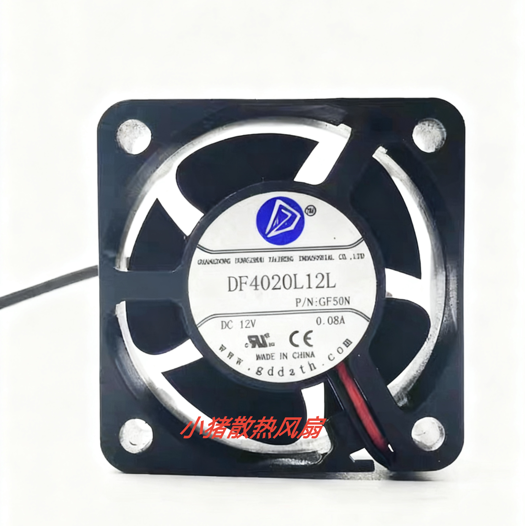 全新DF4020L12L 4020 4CM 12V 0.08A静音交换机散热风扇