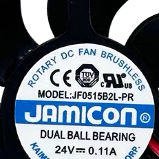 凯美JAMICON JF0515B2L-PR 5015 5CM/厘米 24V 0.11A 变频器风扇
