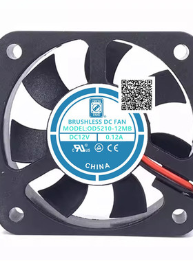 OD5210-12MB【FAN AXIAL 52X10MM 12VDC WIRE】