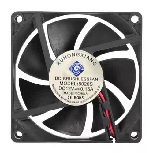 XUHONGXIANG 8020S DC12V 0.15A 8cm/厘米静音排气轴流散热风扇