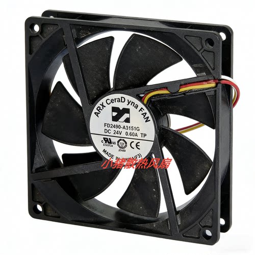 全新现货FD2490-A3151G 24V 0.60A 9025 9CM厘米变频器散热风扇