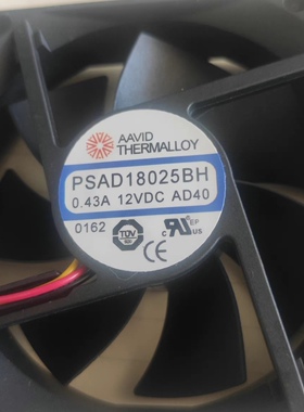 全新 AAVID THERMALLOY PSAD18025BH AD40 12V 0.43A电源机箱风扇