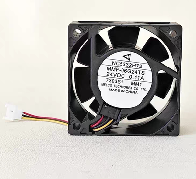 全新原装三菱MMF-06G24TS-MM1 NC5332H72 24V 0.11A 6025伺服风扇