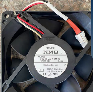12M 9225 原装 12V 09225VA 0.40A光伏逆变器散热风扇 NMB