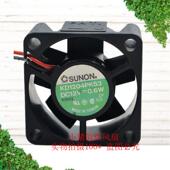 SUNON建准4CM4厘米4020 2线散热静音小风扇 KD1204PKS3 12V 0.6W