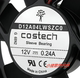 Sleeve 12V Bearing D12A04LWSZC0 0.24A 12025 全新现货COSTECH