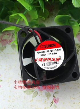SUNON QF40201B2-Q02C-A99 DC 12V 1.86W 40x40x20mm 4厘米风扇