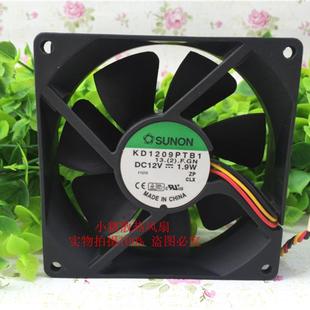 12V KD1209PTB1 9025 9厘米电源散热风扇 25MM 正品 SUNON