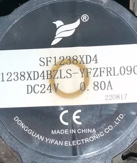 全新SF1238XD4 1238XD4BZLS-YFYXL025 DC24V 0.80A机柜散热风扇