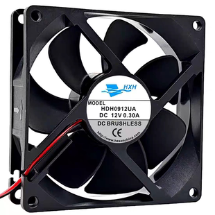 9CM 9025 9225 0.30A 9CM大风量散热风扇 DC12V HDH0912UA