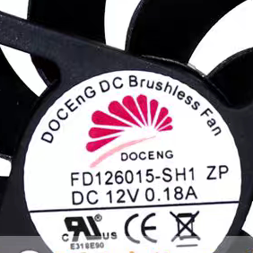 原装DOCENG直流无刷风扇 6015 FD126015-SH1 ZP DC12V 0.18A