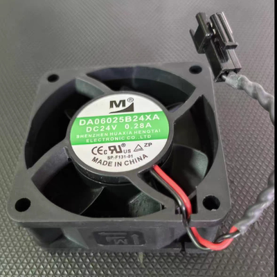 全新 DA06025B24XA 6025 24V 0.28A 6厘米 双滚珠变频器散热风扇
