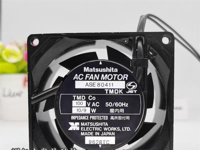 Matsushita ASE 80411 100v 10/9w 8038 8厘米金属框交流风机风扇