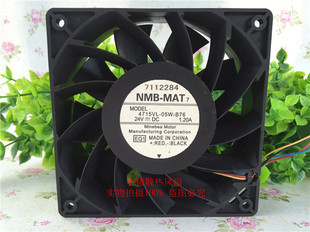 05W B70 B76 ACS880 DC24V 4715VL B79 变频器大风量风扇12CM NMB