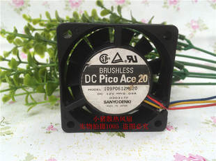20MM 109P0612M620 进口 轴流 12V 直流 散热风扇6CM 三洋