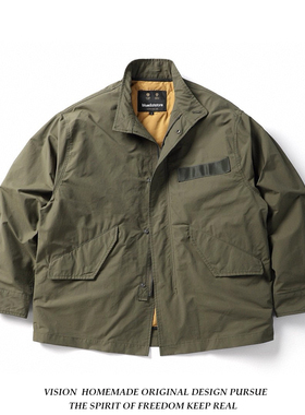 日系M51三合一3way军事风夹克外套绗缝夹棉内胆百搭大码工装外套