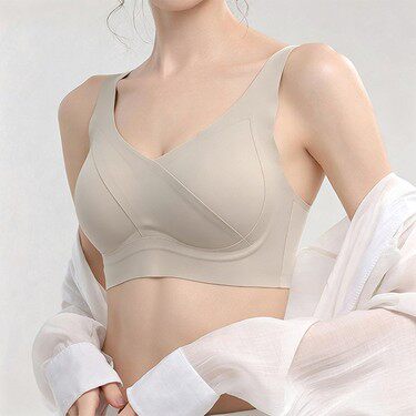 元首无痕无钢圈聚拢透气美背文胸
