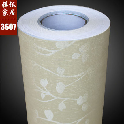 祺讯加厚自粘墙贴纸压纹客厅墙纸卧室彩装膜儿童房背景墙简约高档