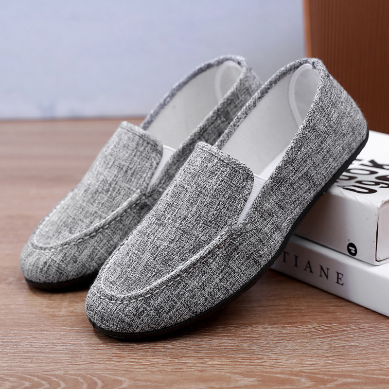 帆布鞋男春季透气豆豆鞋男休闲鞋韩版夏天男鞋子舒适布鞋男懒人鞋,流行男鞋,单鞋,淘宝优惠券,粉丝福利购,淘宝优惠卷