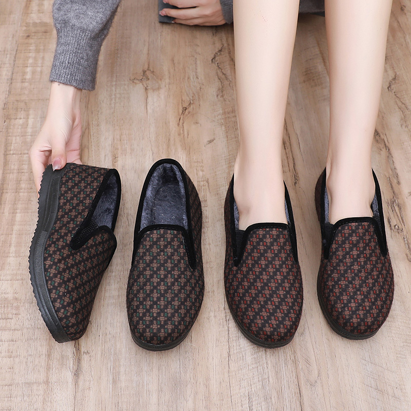 老北京布鞋棉拖鞋冬季保暖加绒